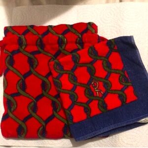 Roberta di Camerino Italy pouch/wash cloths